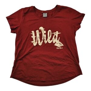 Wind River Women’s Burgundy Graphic Tee XL Camping Outdoors Casual